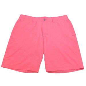 Under Armour Coral Golf Shorts Loose Fit HeatGear Lightweight Polyester
